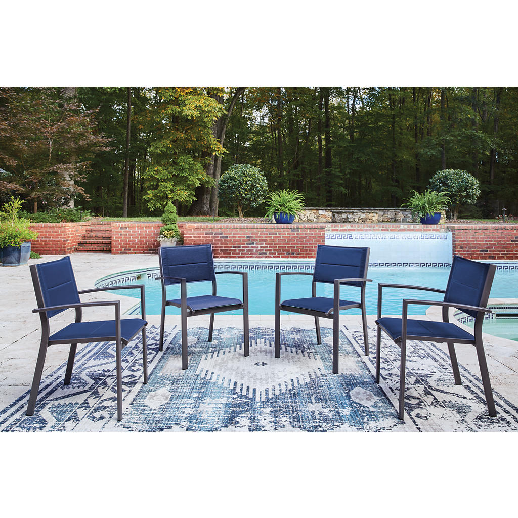 Rocky Creek Outdoor Sling Arm Chair (Set of 4) Signature Design by Ashley® Outdoor