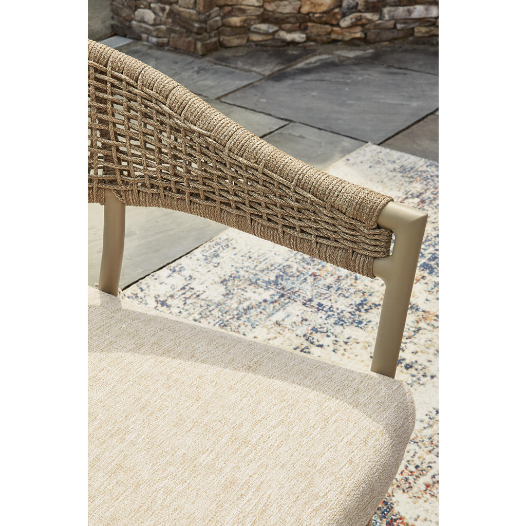 Orchard Beach Outdoor Arm Chair with Cushion (Set of 4) Signature Design by Ashley® Outdoor