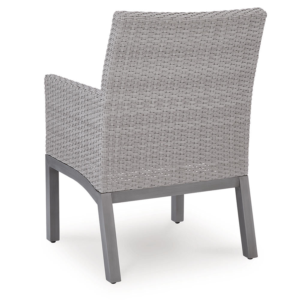 Half Moon Beach Outdoor Arm Chair with Cushion (Set of 2) Signature Design by Ashley® Outdoor