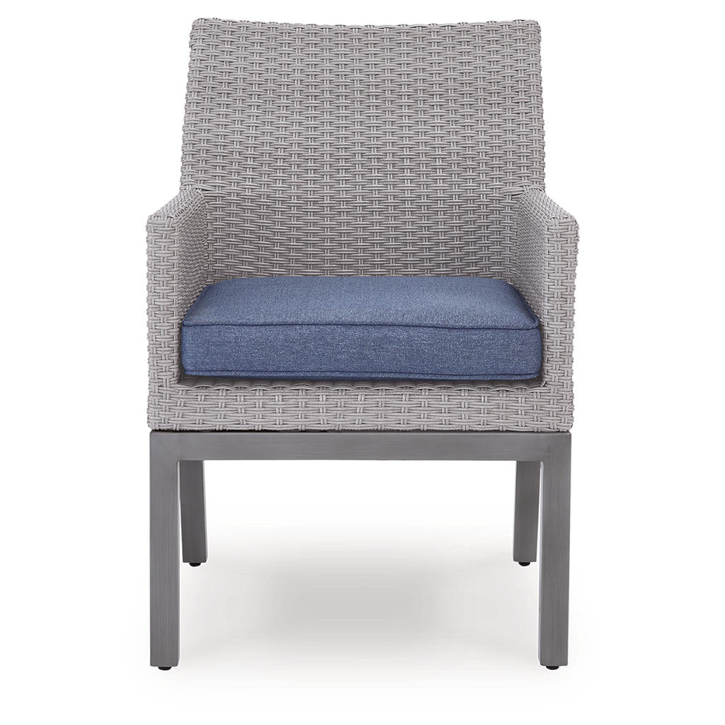 Half Moon Beach Outdoor Arm Chair with Cushion (Set of 2) Signature Design by Ashley® Outdoor