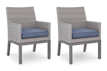 Half Moon Beach Outdoor Arm Chair with Cushion (Set of 2) Signature Design by Ashley® Outdoor