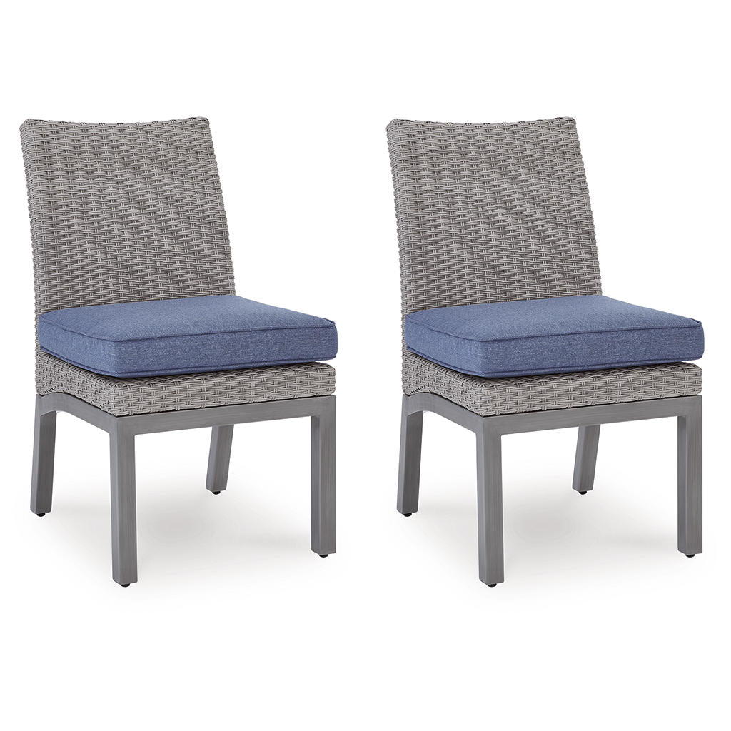 Half Moon Beach Outdoor Side Chair with Cushion (Set of 2) Signature Design by Ashley® Outdoor