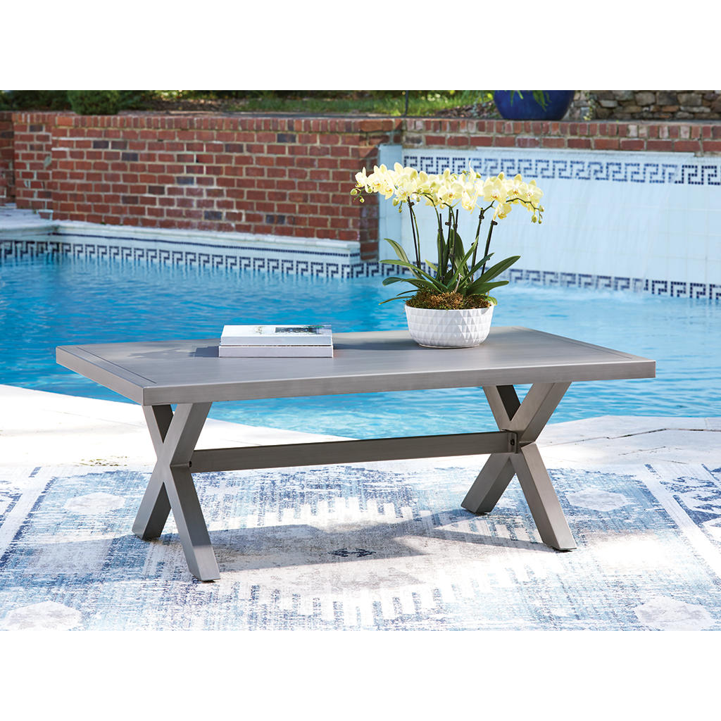 Half Moon Beach Outdoor Coffee Table Signature Design by Ashley® Tables