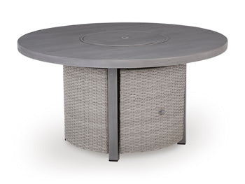 Half Moon Beach Outdoor Fire Pit Table Signature Design by Ashley® Outdoor