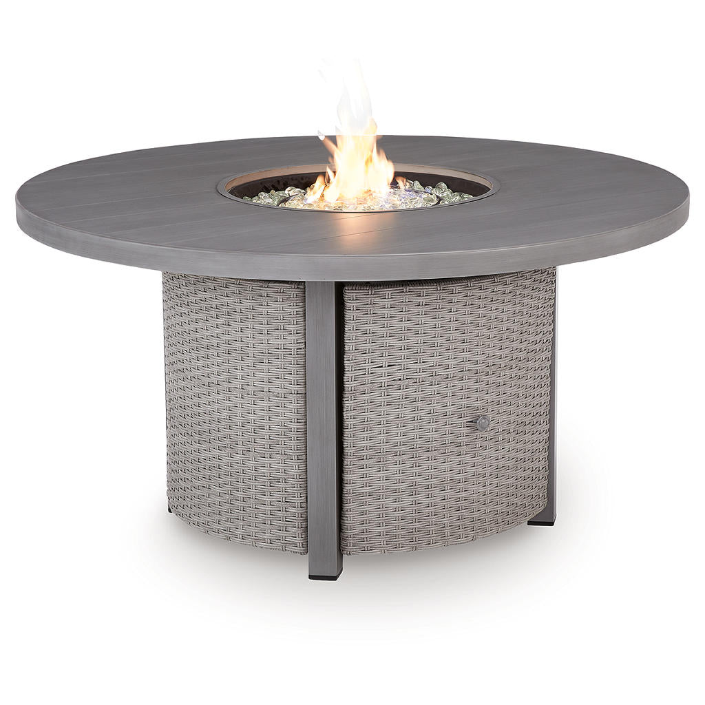 Half Moon Beach Outdoor Fire Pit Table Signature Design by Ashley® Outdoor
