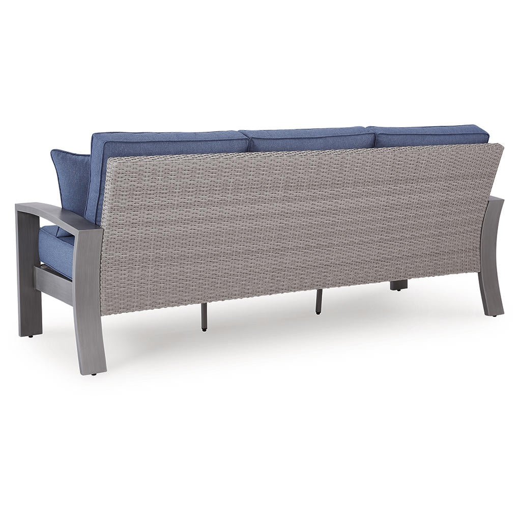 Half Moon Beach Outdoor Sofa with Cushion Signature Design by Ashley® Outdoor