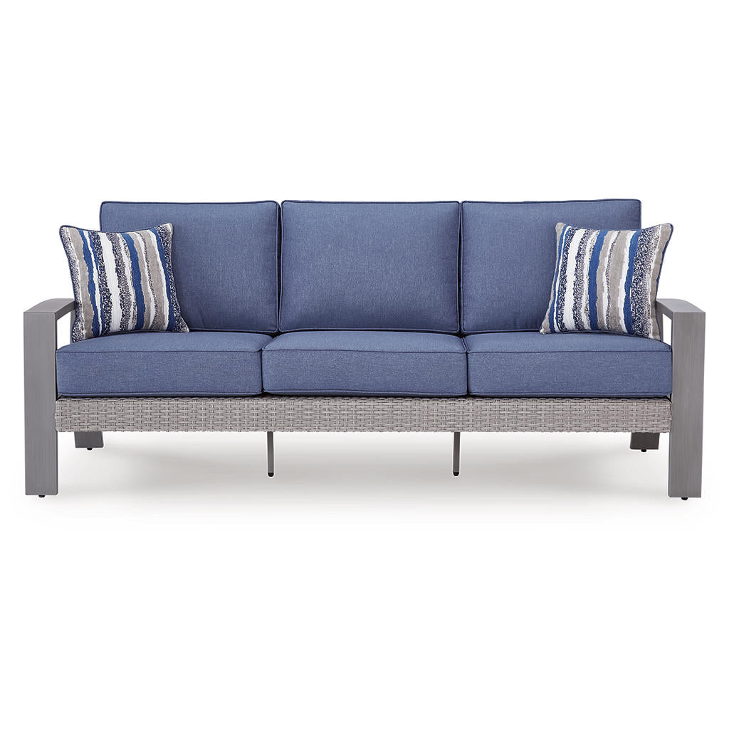 Half Moon Beach Outdoor Sofa with Cushion Signature Design by Ashley® Outdoor