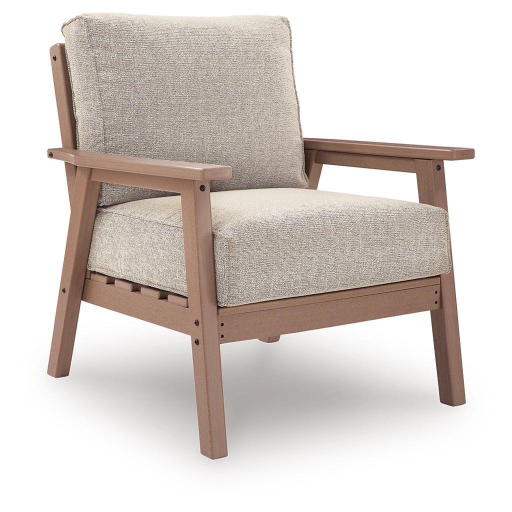 Grover Beach Outdoor Lounge Chair with Cushion (Set of 2) Signature Design by Ashley® Outdoor