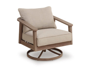 Harmony Headlands Outdoor Swivel Lounge with Cushion Signature Design by Ashley® Outdoor