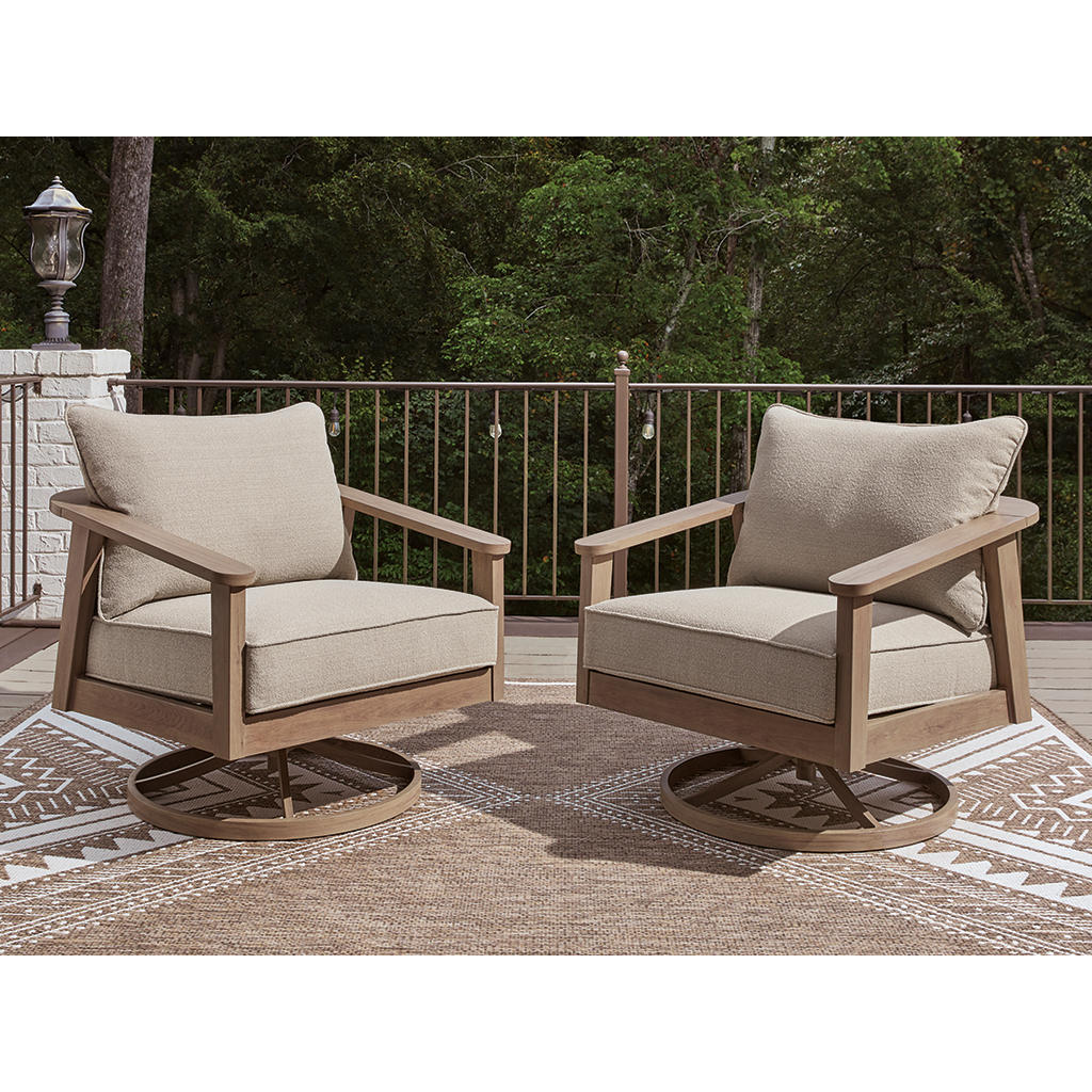 Harmony Headlands Outdoor Swivel Lounge with Cushion Signature Design by Ashley® Outdoor