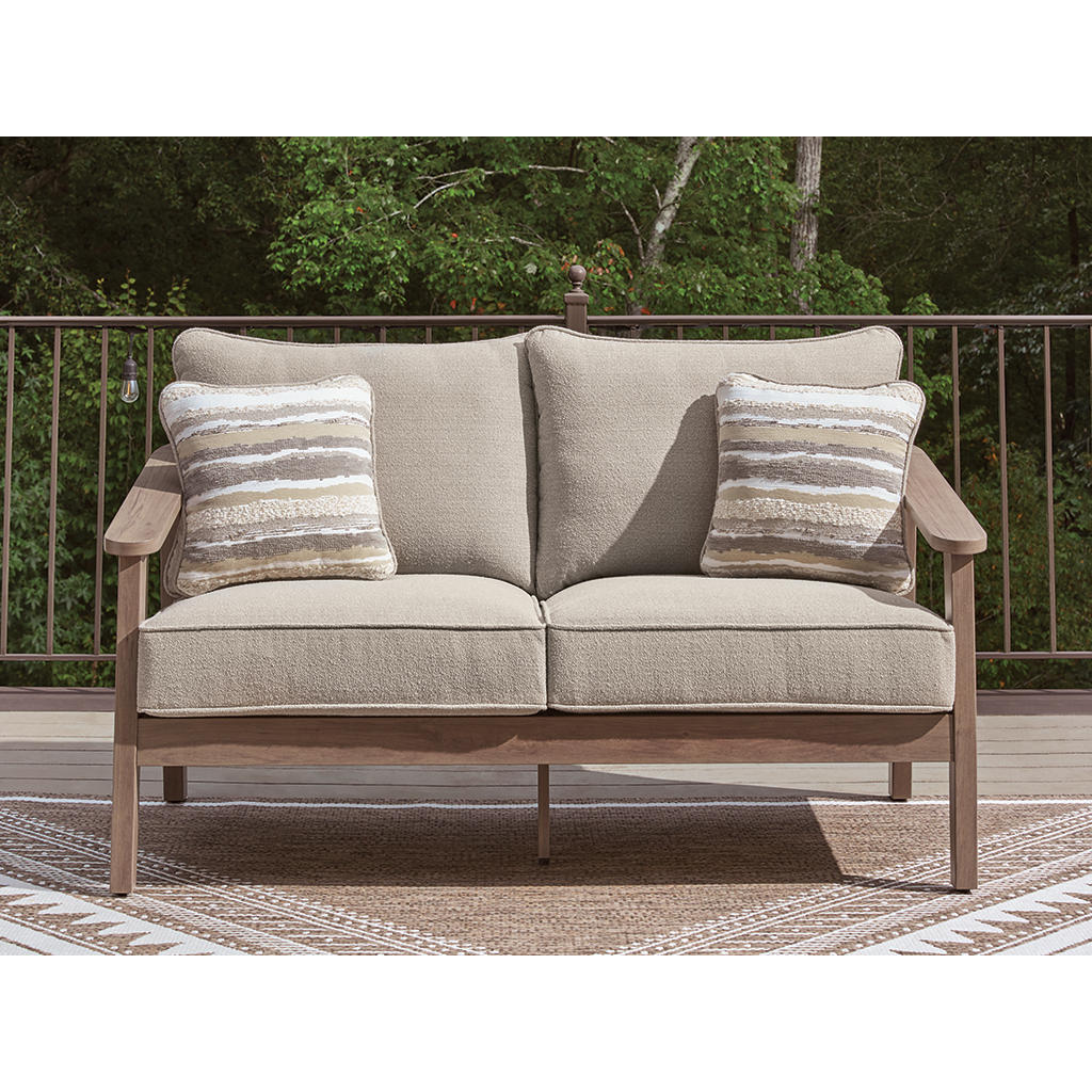 Harmony Headlands Outdoor Loveseat with Cushion Signature Design by Ashley® Outdoor