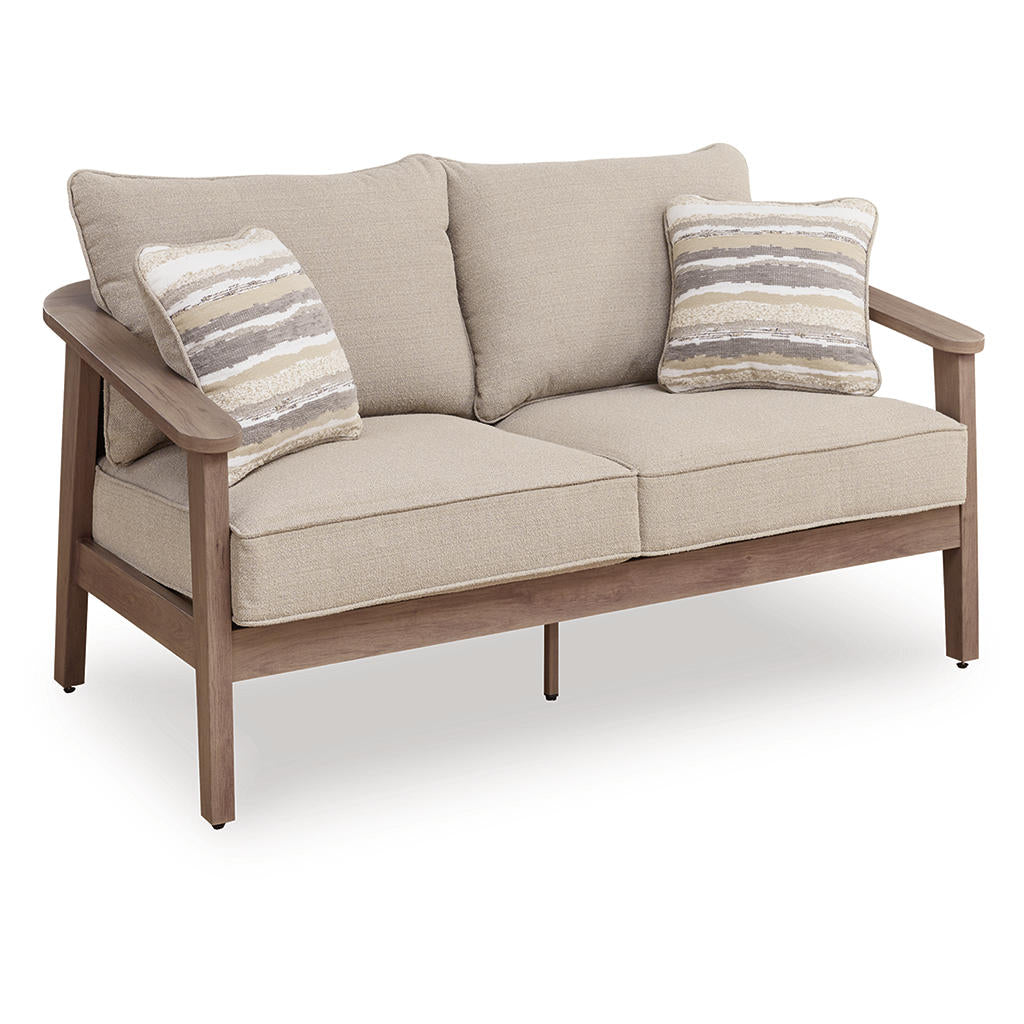 Harmony Headlands Outdoor Loveseat with Cushion Signature Design by Ashley® Outdoor
