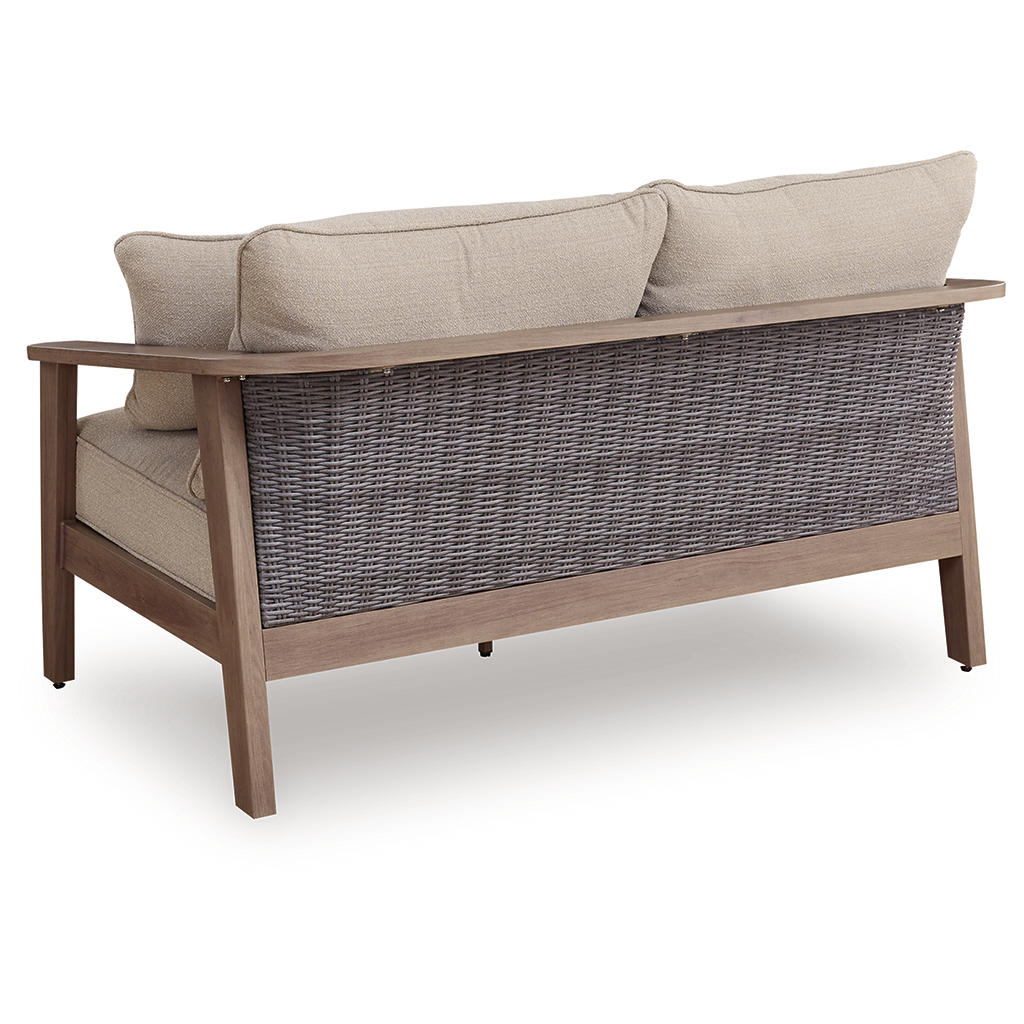 Harmony Headlands Outdoor Loveseat with Cushion Signature Design by Ashley® Outdoor