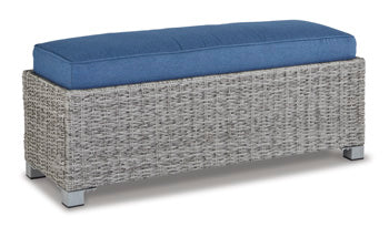 Naples Beach Outdoor Bench with Cushion Signature Design by Ashley® Outdoor
