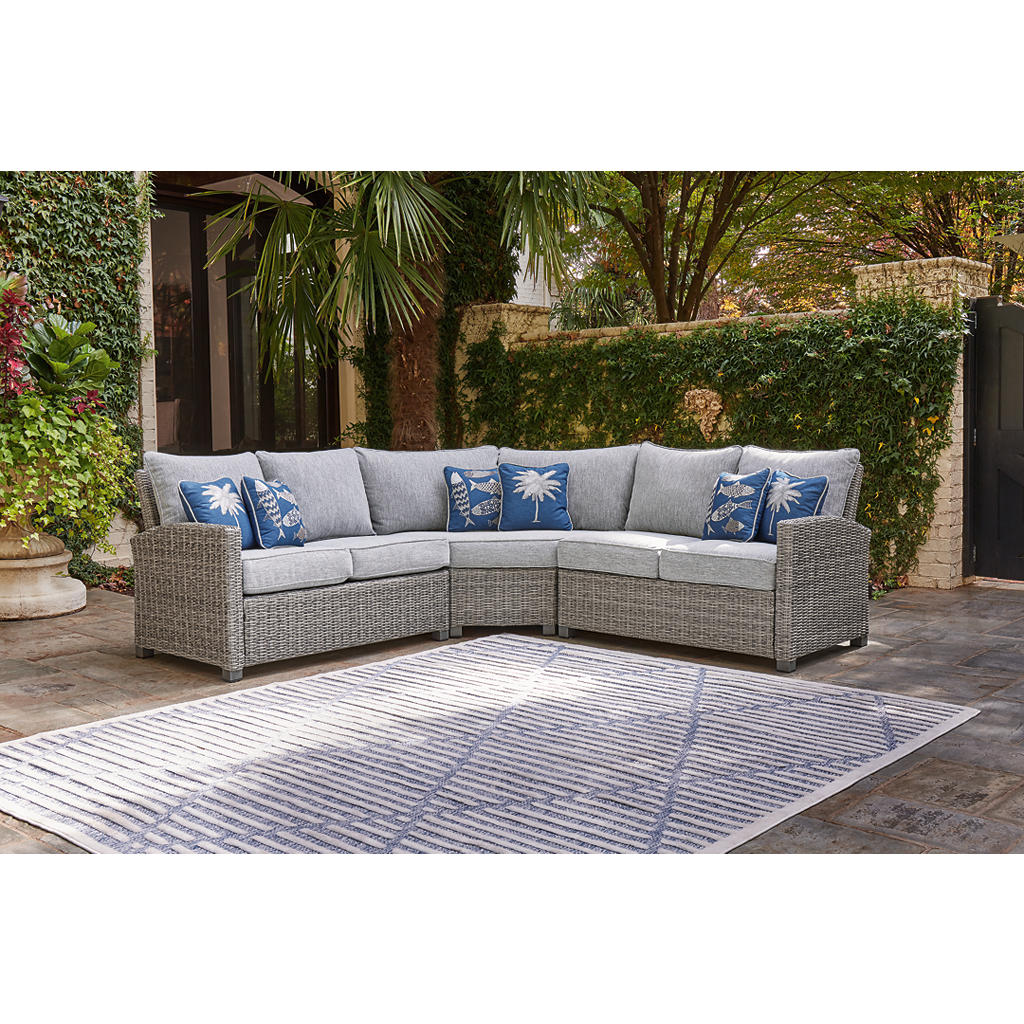 Naples Beach 3-Piece Outdoor Sectional Signature Design by Ashley® Outdoor