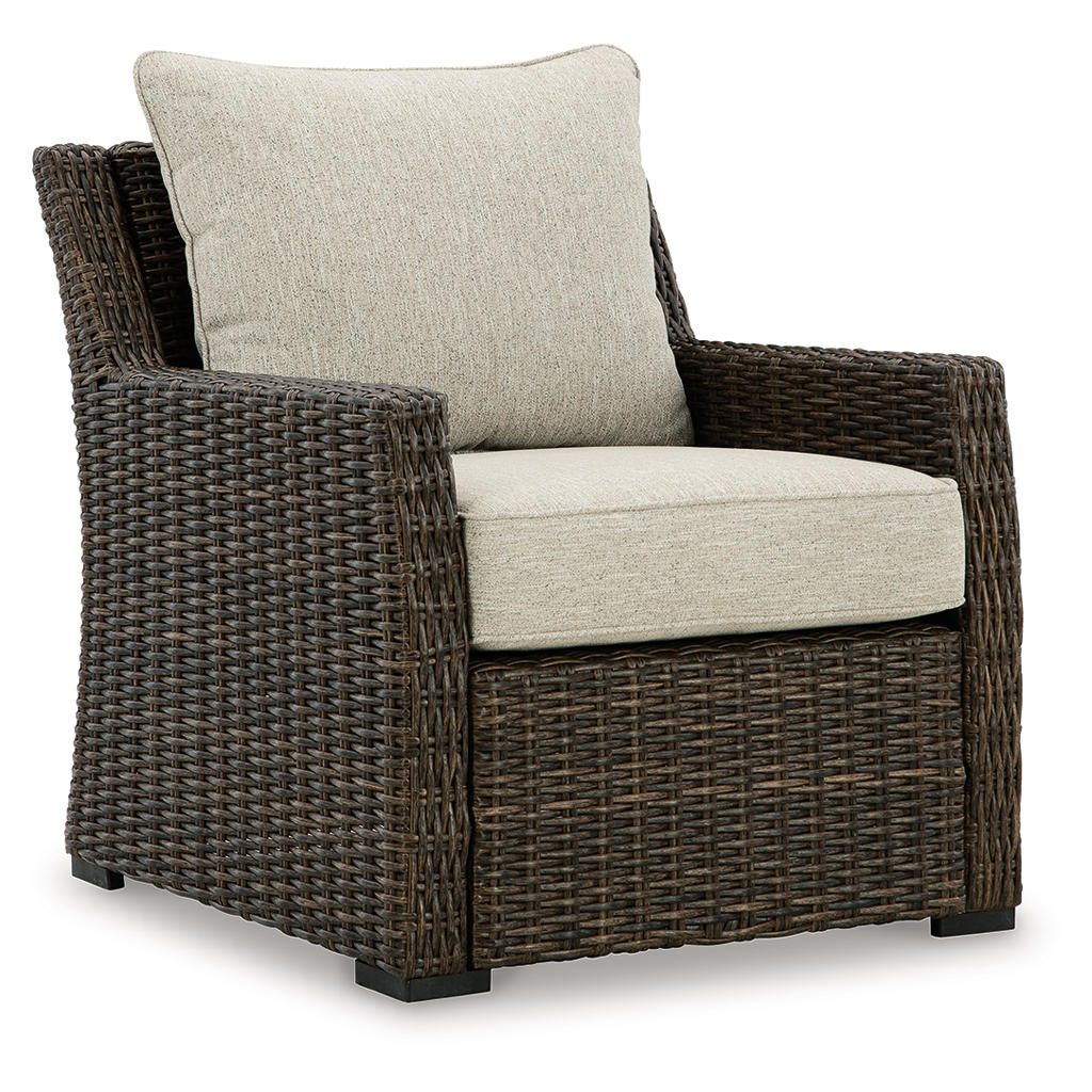 Brook Ranch Outdoor Lounge Chair with Cushion Signature Design by Ashley® Outdoor