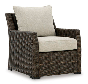 Brook Ranch Outdoor Lounge Chair with Cushion Signature Design by Ashley® Outdoor