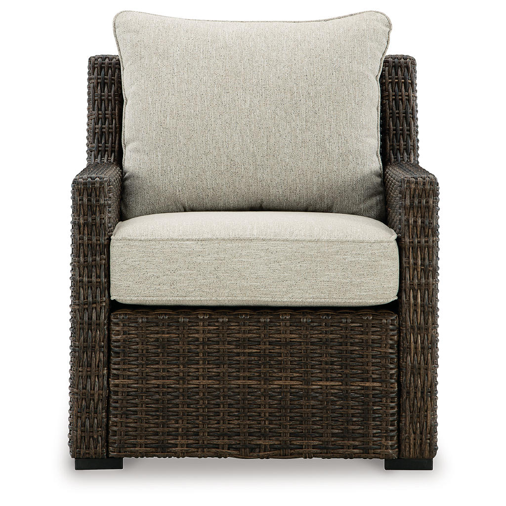 Brook Ranch Outdoor Lounge Chair with Cushion Signature Design by Ashley® Outdoor