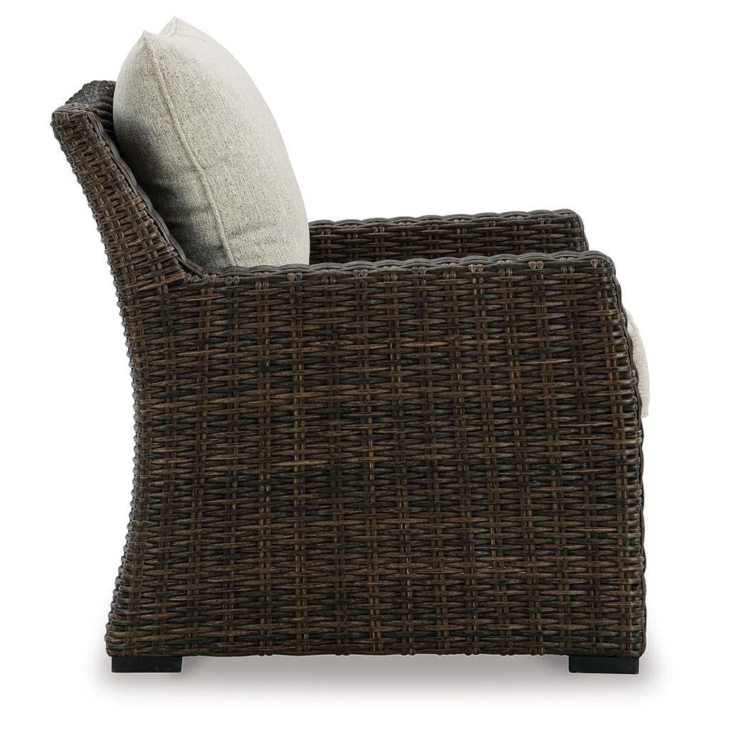 Brook Ranch Outdoor Lounge Chair with Cushion Signature Design by Ashley® Outdoor