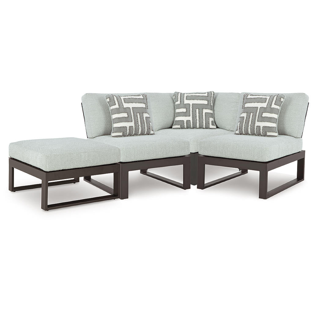 Beachloft 4-Piece Outdoor Sectional Signature Design by Ashley® Outdoor
