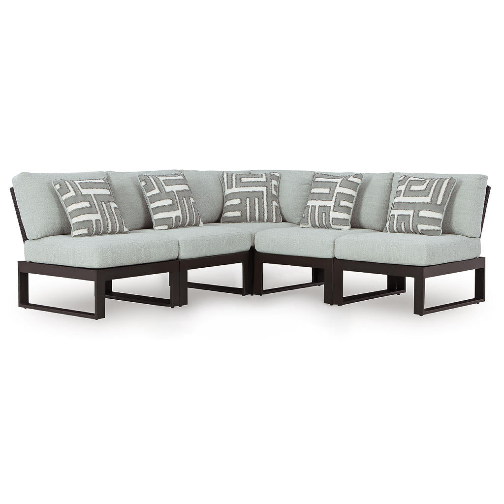 Beachloft 5-Piece Outdoor Sectional Signature Design by Ashley® Outdoor