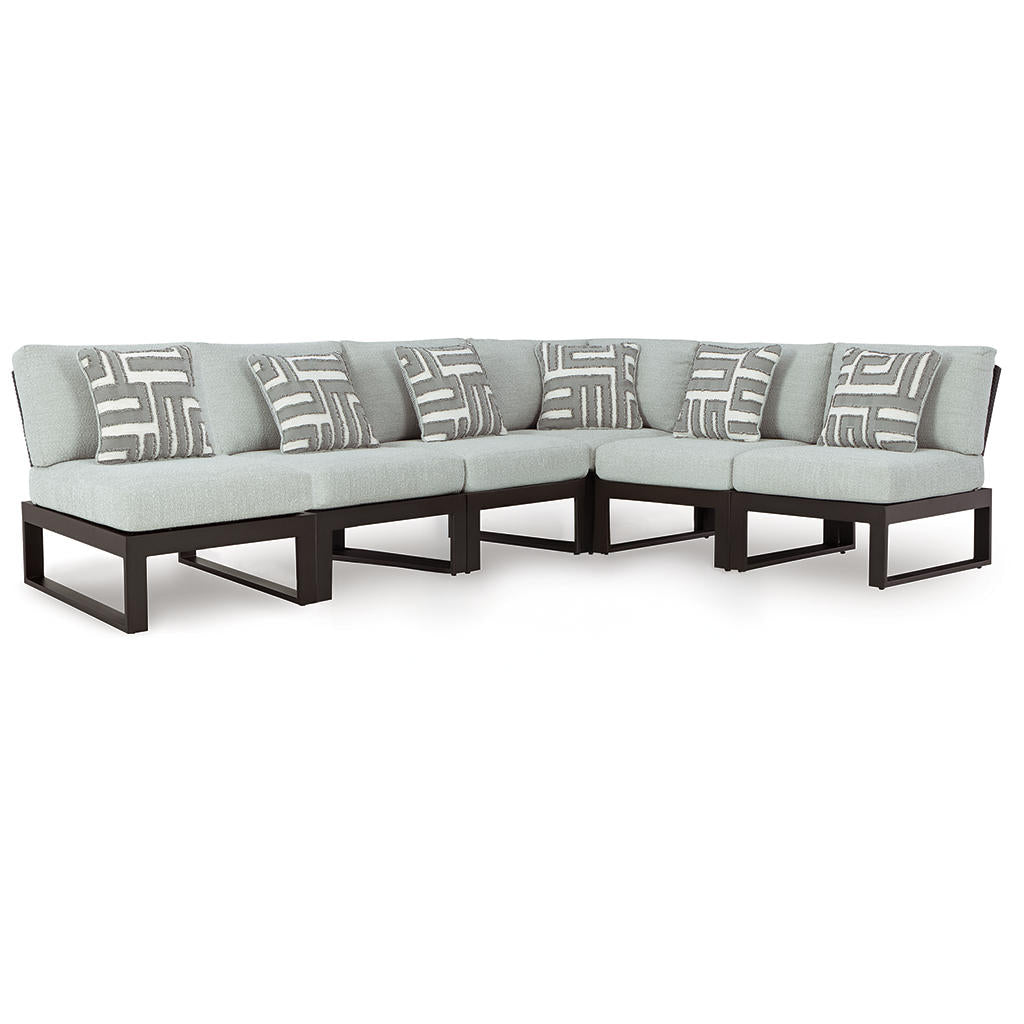 Beachloft 6-Piece Outdoor Sectional Signature Design by Ashley® Outdoor