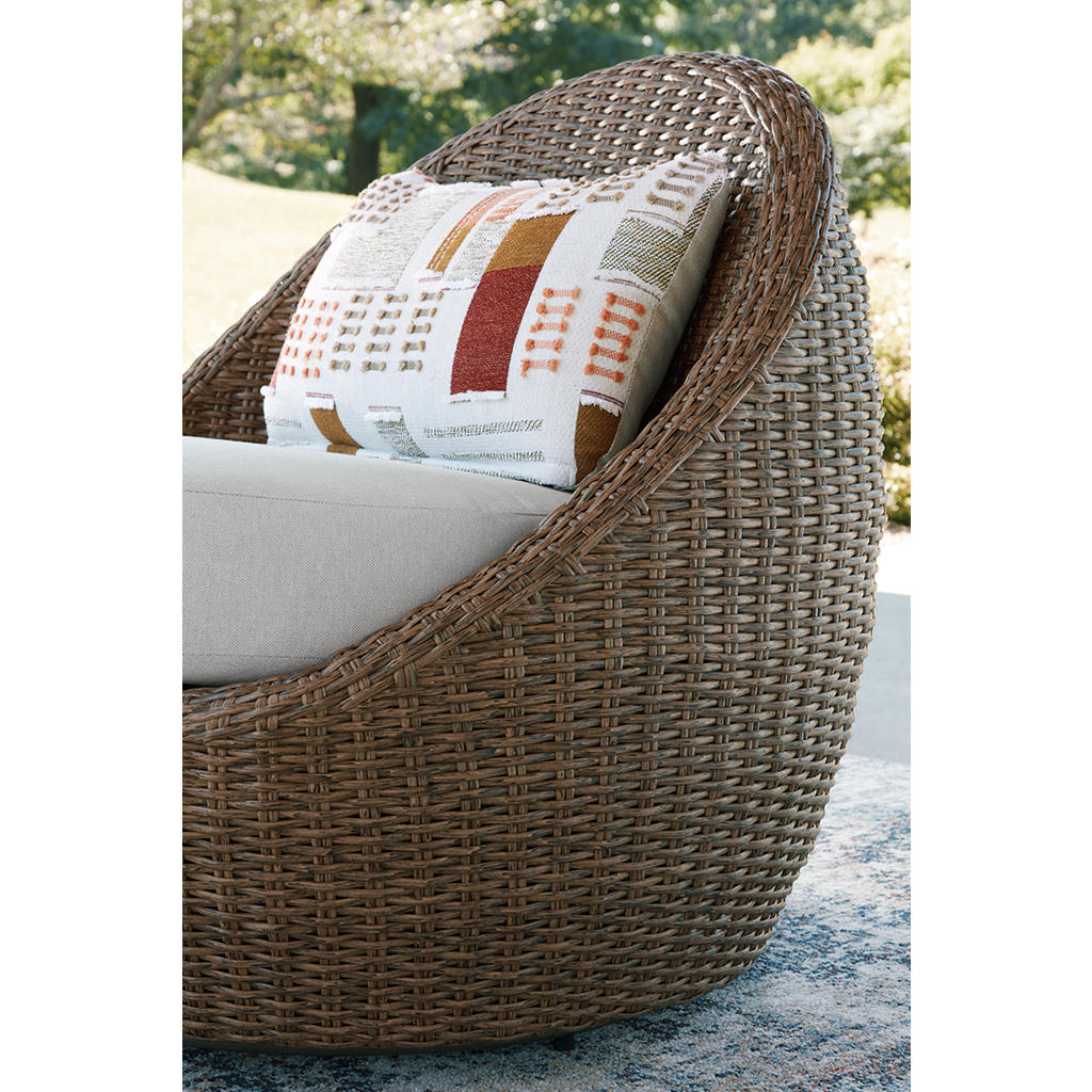 Double Point Outdoor Loveseat/2 Swivel Chairs (Set of 3) Signature Design by Ashley® Outdoor