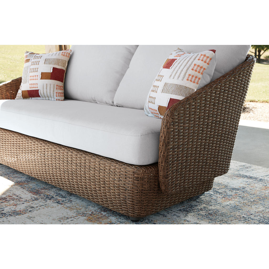 Double Point Outdoor Loveseat/2 Swivel Chairs (Set of 3) Signature Design by Ashley® Outdoor