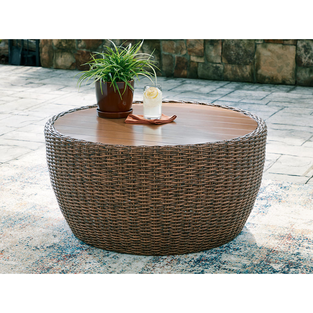Double Point Outdoor Coffee Table Signature Design by Ashley® Tables