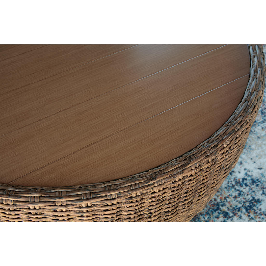 Double Point Outdoor Coffee Table Signature Design by Ashley® Tables