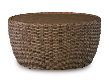 Double Point Outdoor Coffee Table Signature Design by Ashley® Tables
