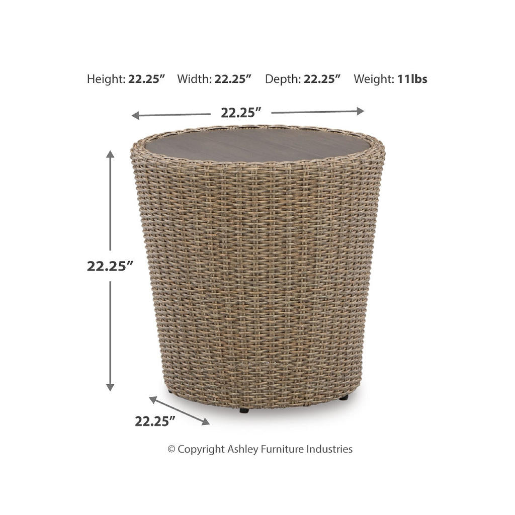 Danson 2 Swivel Lounge Chairs and End Table Signature Design by Ashley® Uncategorized