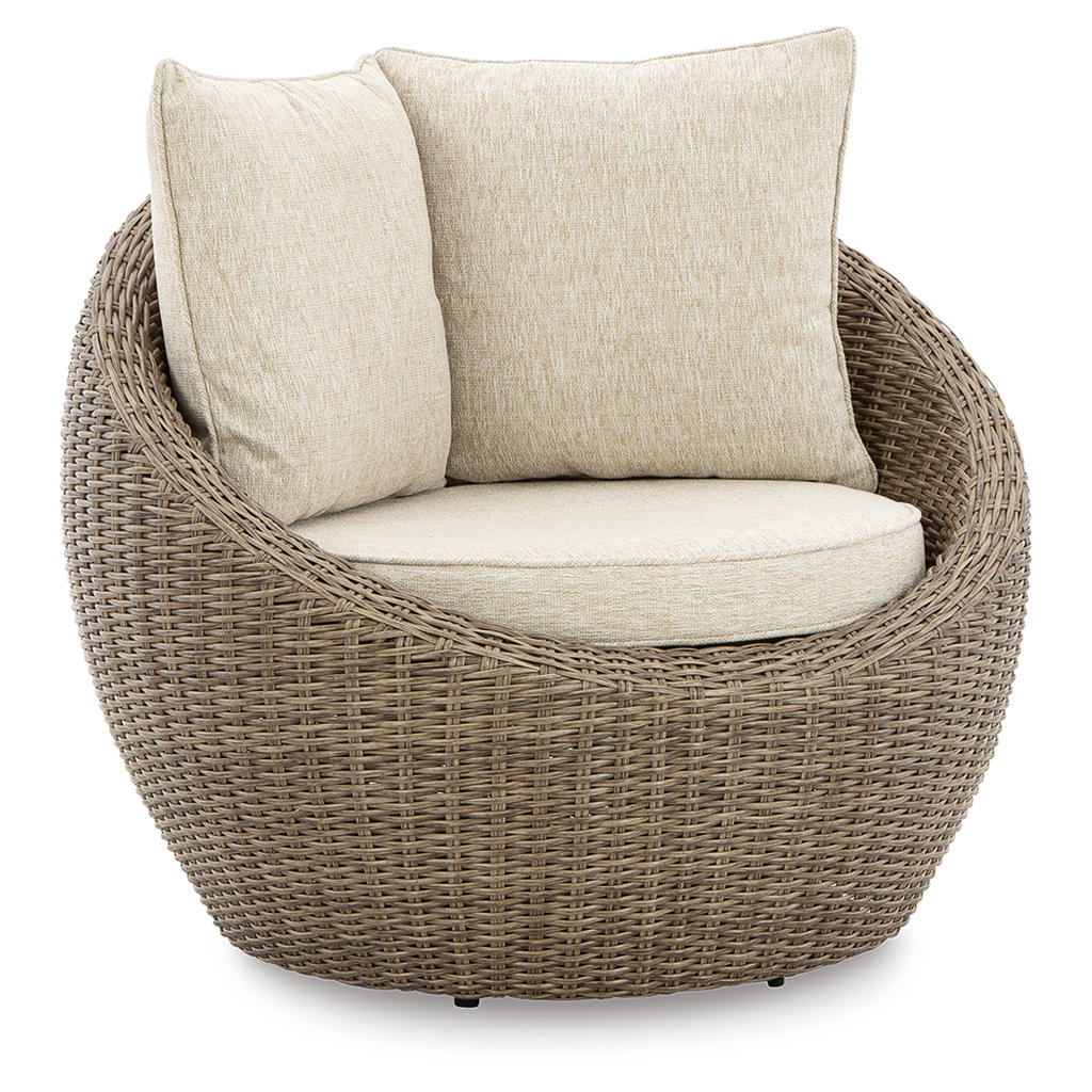 Danson 2 Swivel Lounge Chairs and End Table Signature Design by Ashley® Uncategorized