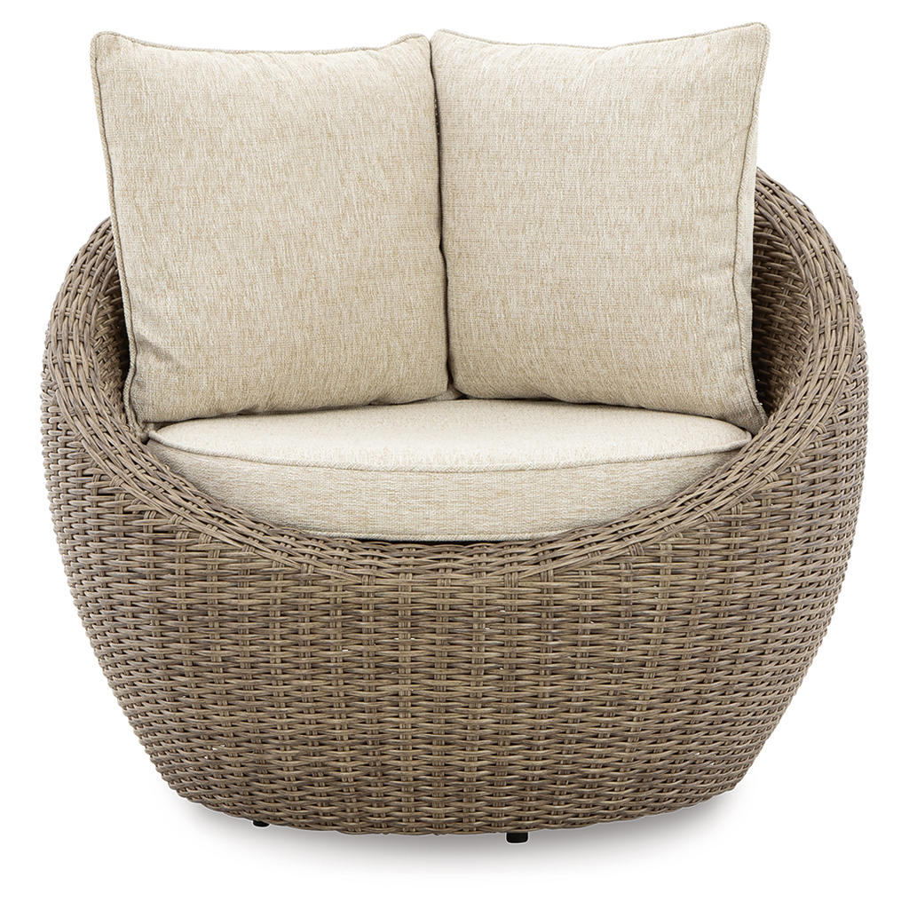 Danson 2 Swivel Lounge Chairs and End Table Signature Design by Ashley® Uncategorized