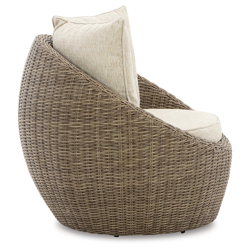 Danson 2 Swivel Lounge Chairs and End Table Signature Design by Ashley® Uncategorized