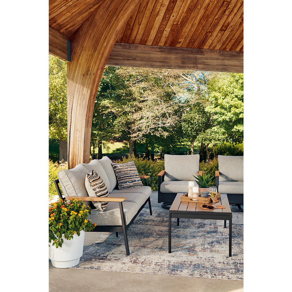 Carmel Highlands Outdoor Sofa/Chairs/Table (Set of 4) Signature Design by Ashley® Outdoor