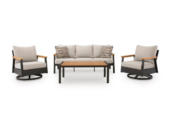 Carmel Highlands Outdoor Sofa/Chairs/Table (Set of 4) Signature Design by Ashley® Outdoor