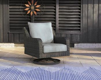 Elite Park Swivel Lounge with Cushion — Gray Signature Design by Ashley® Outdoor