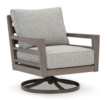 Hillside Barn Outdoor Swivel Lounge with Cushion Signature Design by Ashley® Outdoor