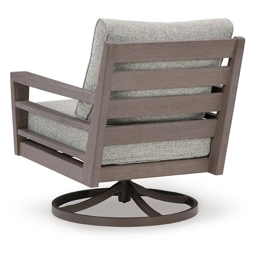 Hillside Barn Outdoor Swivel Lounge with Cushion Signature Design by Ashley® Outdoor