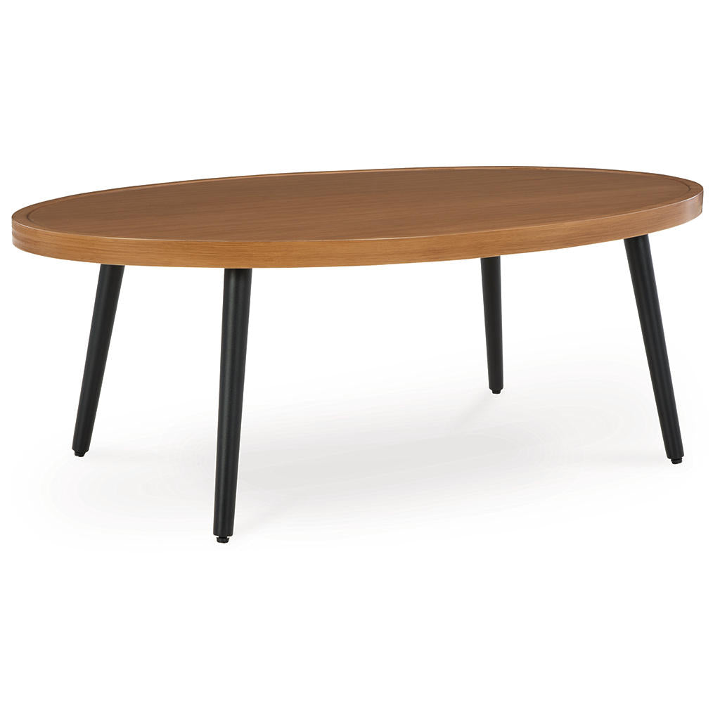 Horizon Hall Outdoor Sofa, 2 Lounge Chairs, Ottoman and Coffee Table Signature Design by Ashley® Uncategorized