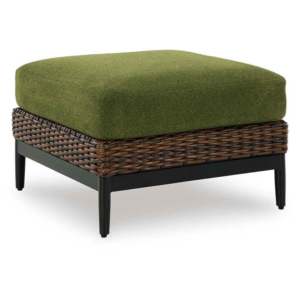 Horizon Hall Outdoor Ottoman with Cushion Signature Design by Ashley® Outdoor