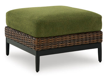Horizon Hall Outdoor Ottoman with Cushion Signature Design by Ashley® Outdoor