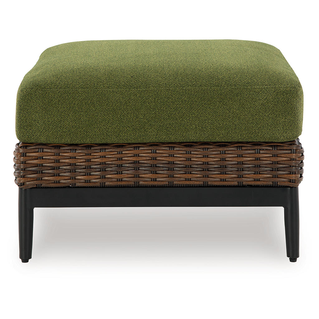 Horizon Hall Outdoor Ottoman with Cushion Signature Design by Ashley® Outdoor