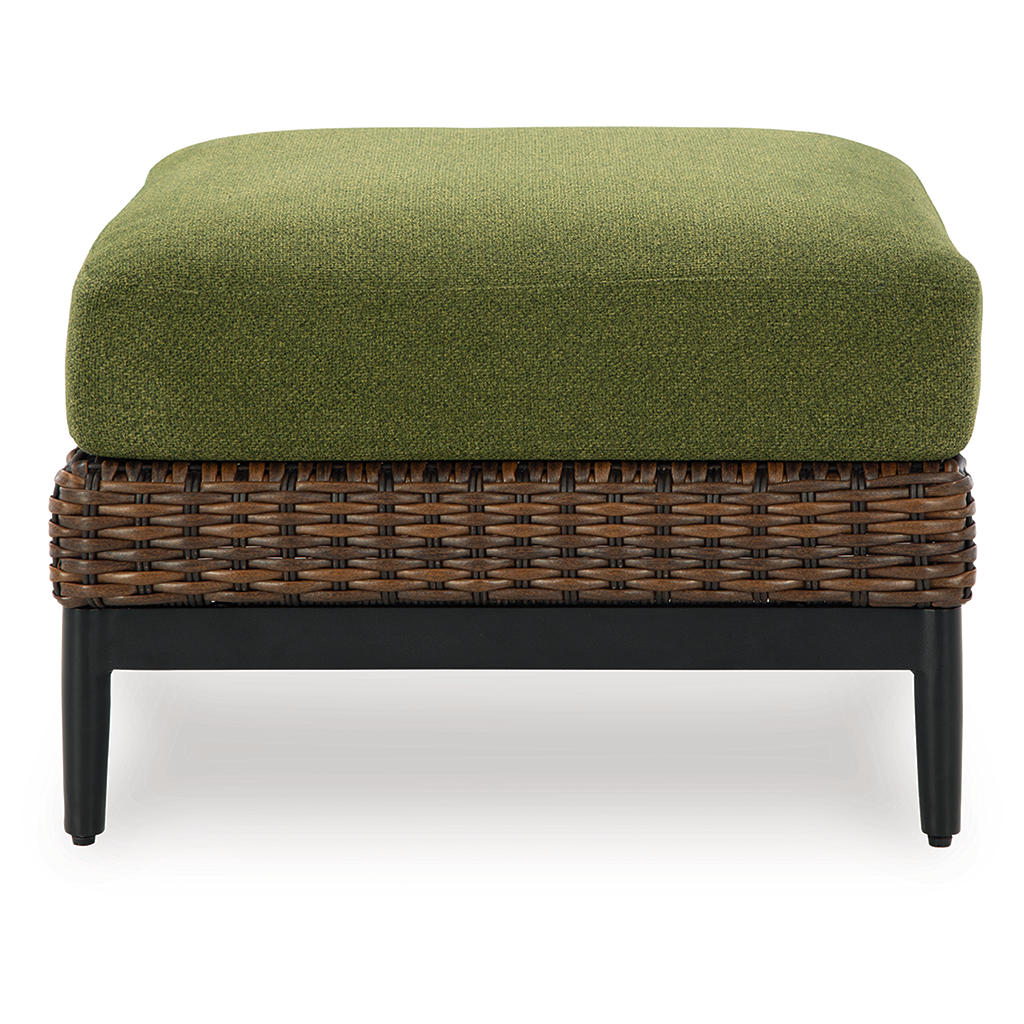 Horizon Hall Outdoor Ottoman with Cushion Signature Design by Ashley® Outdoor