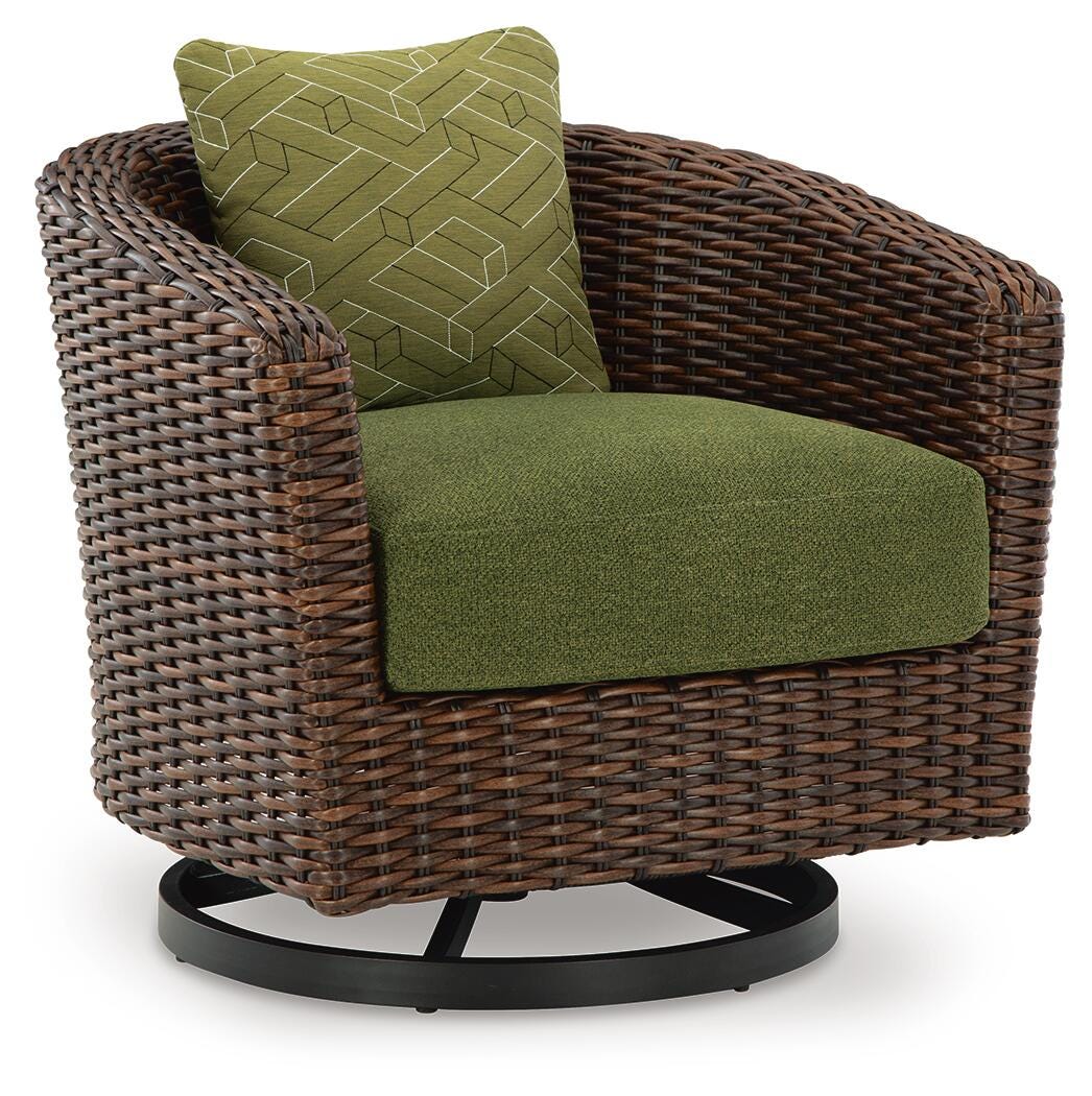 Horizon Hall Outdoor Sofa, 2 Lounge Chairs and 2 Ottomans