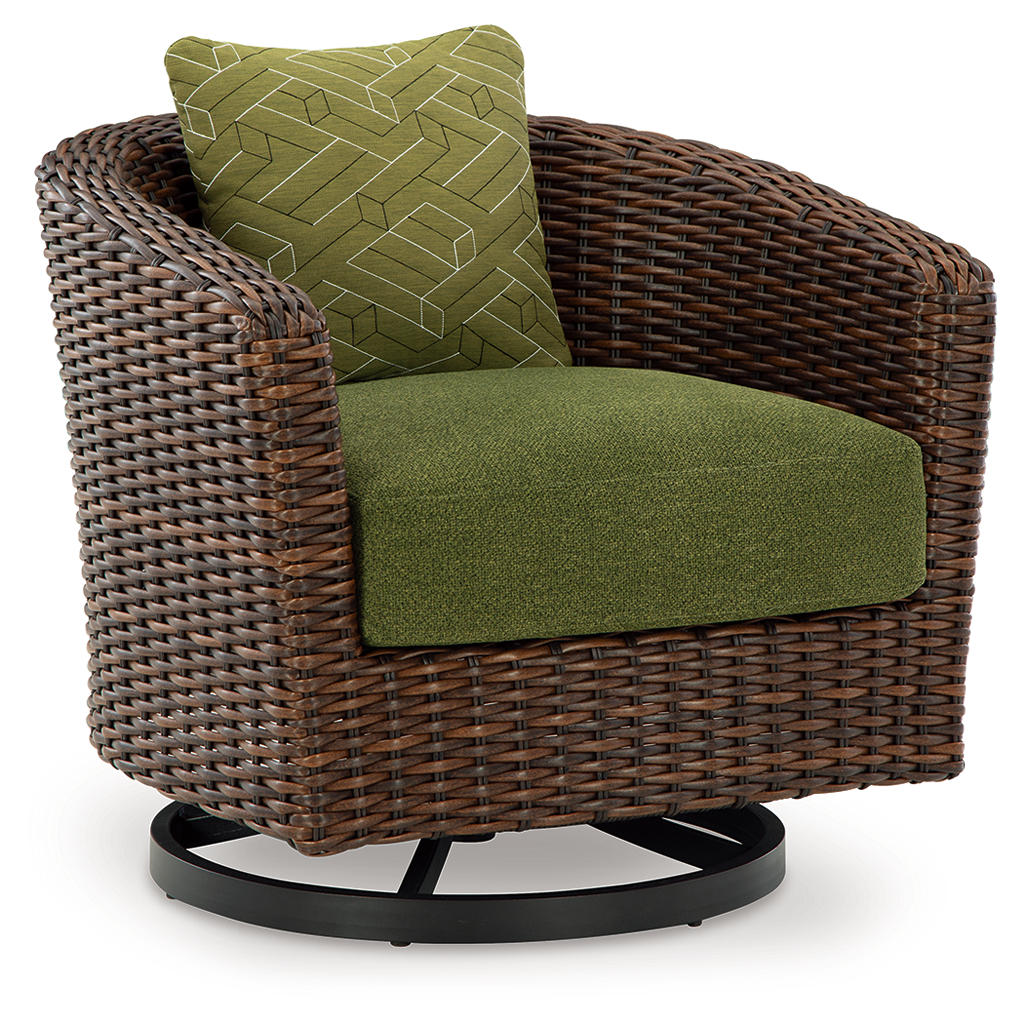 Horizon Hall Outdoor Sofa, 2 Lounge Chairs, Ottoman and Coffee Table Signature Design by Ashley® Uncategorized