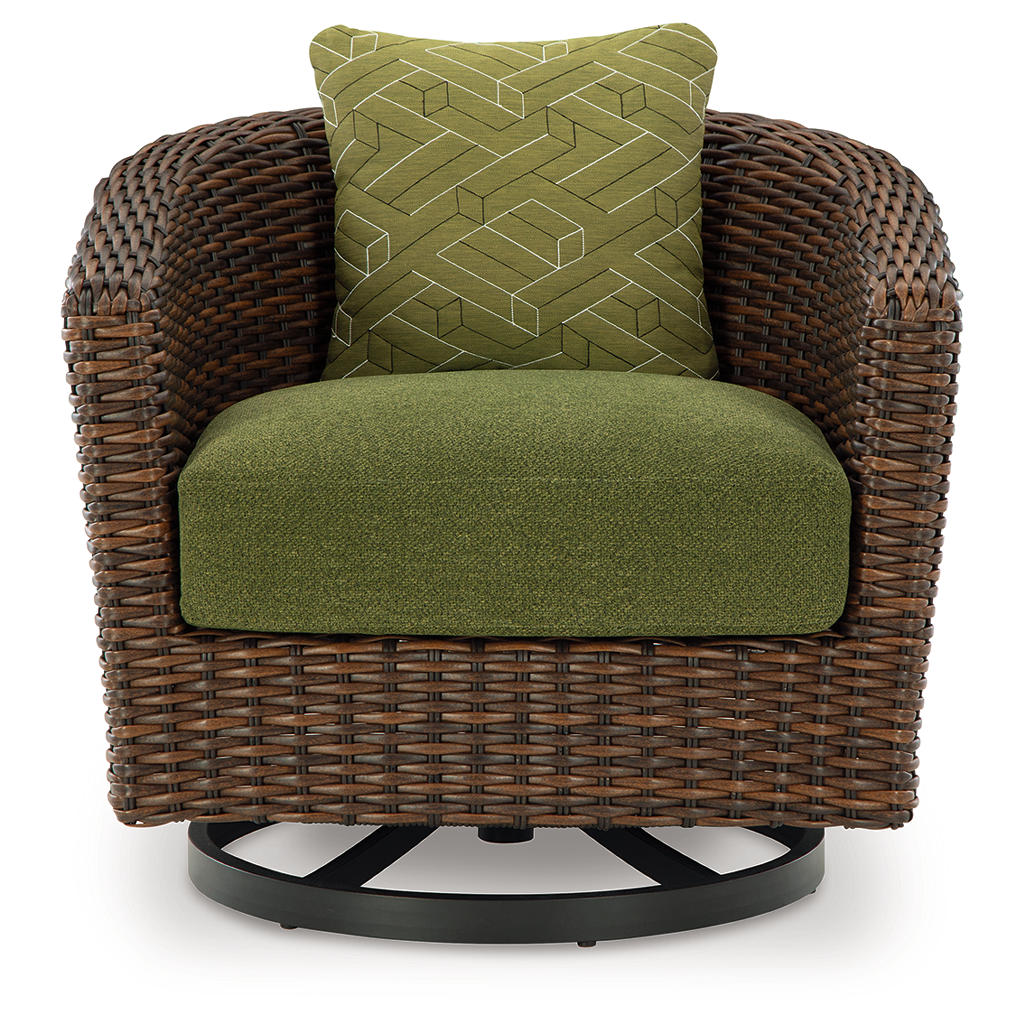 Horizon Hall Outdoor Sofa, 2 Lounge Chairs, Ottoman and Coffee Table Signature Design by Ashley® Uncategorized