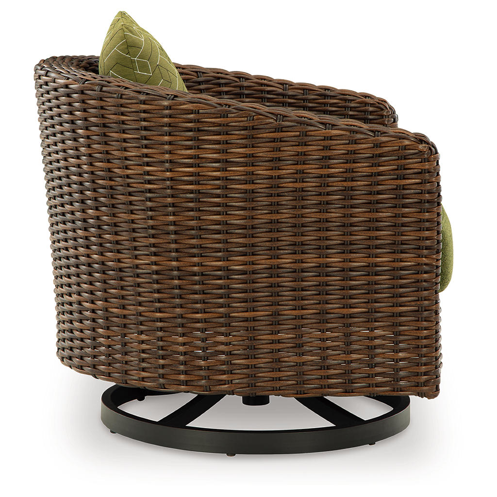 Horizon Hall Outdoor Sofa, 2 Lounge Chairs, Ottoman and Coffee Table Signature Design by Ashley® Uncategorized