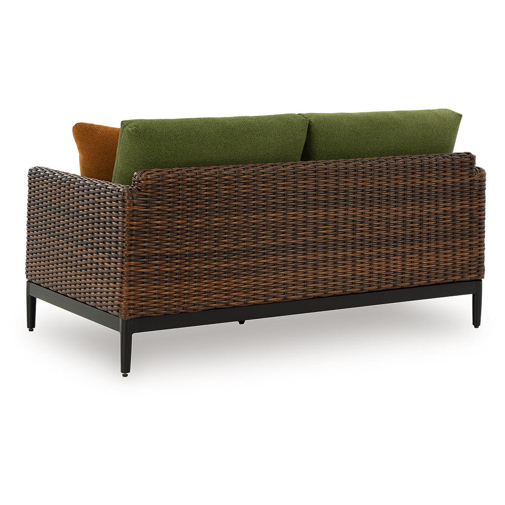 Horizon Hall Outdoor Loveseat with Cushion Signature Design by Ashley® Outdoor